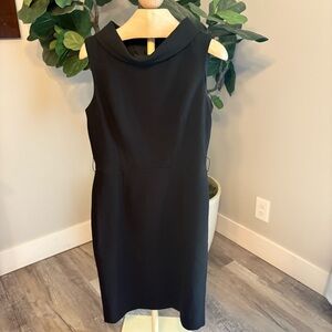 rickie freeman teri jon dress Elegant Black Sleeveless Dress